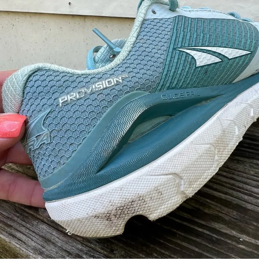 Altra Provision 4.0 Ice Blue Zero Drop Running Shoes Size 8 AL0A4QTQ416